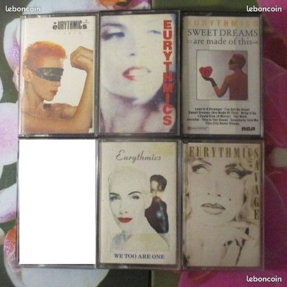 Cassettes audio st&eacute;r&eacute;o Eurythmics CD et vinyles