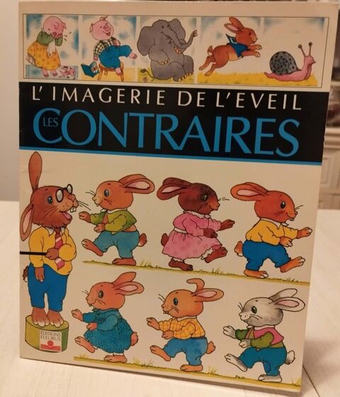 Livre enfants : Les Contraires - Vintage 1992 3 Le Mans (72)