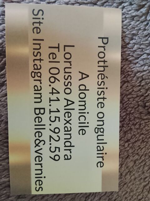 Proth&eacute;siste ongulaire a domicile 0 06700 Saint-laurent-du-var