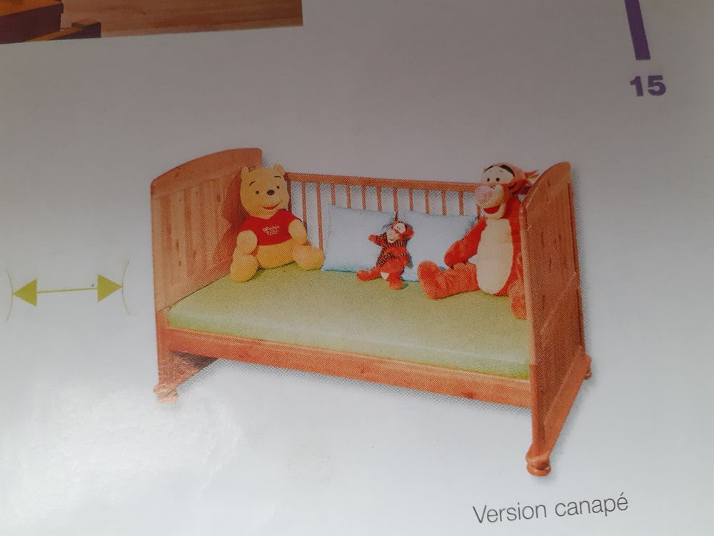 Lit poussin &eacute;volutif 70/140 cm Mobilier enfants