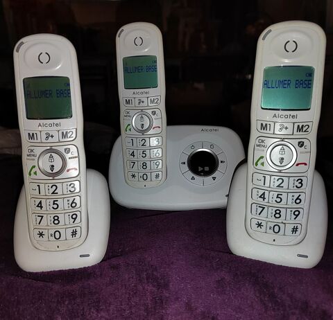 TELEPHONE FIXE SANS FIL ALCATEL XL585 VOICE TRIO BLANC 0 Frouville (95)