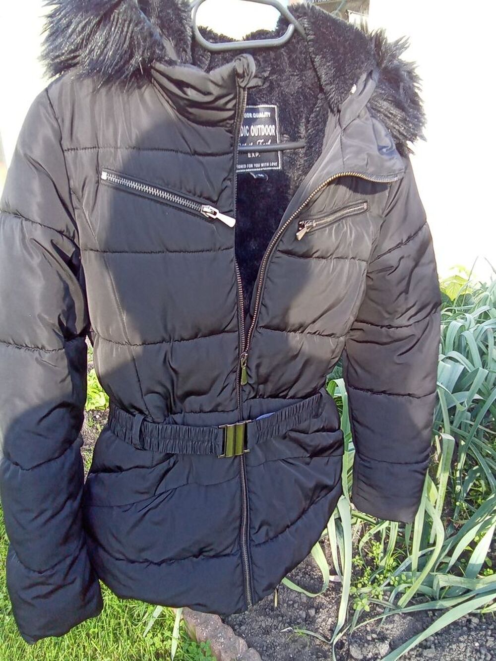 de manteau doudoune noire Vêtements