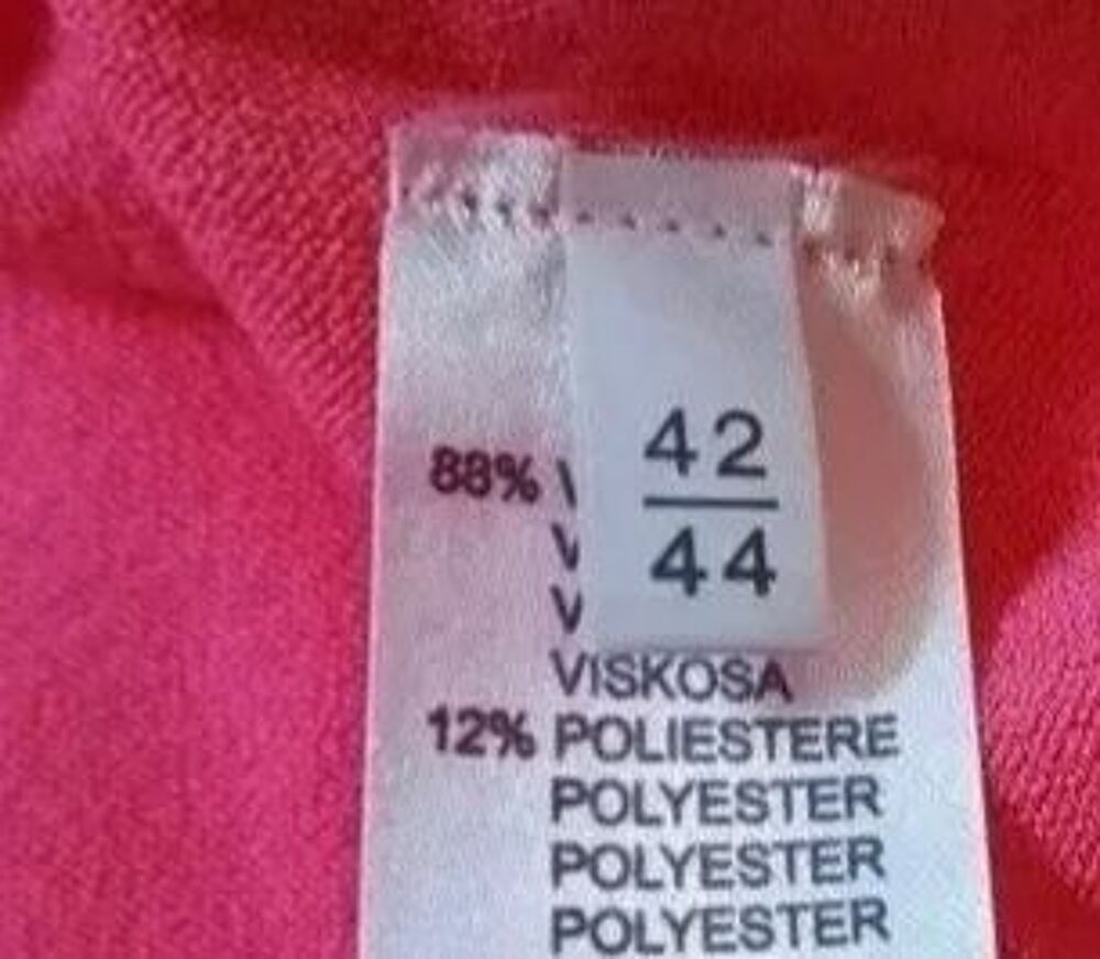  pull l&eacute;ger rose brod&eacute; avec strass T 40 - 42 ou 42 Vêtements