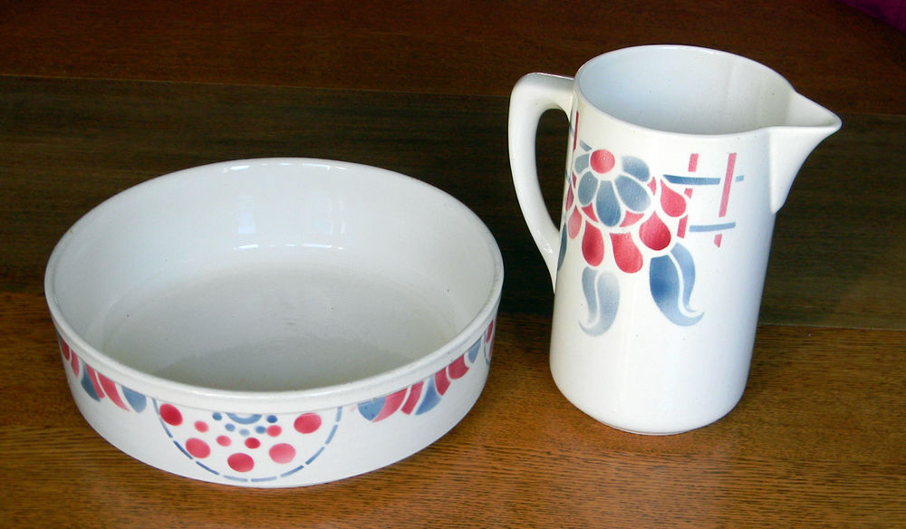 Ensemble de toilette Art Nouveau 1930 Décoration