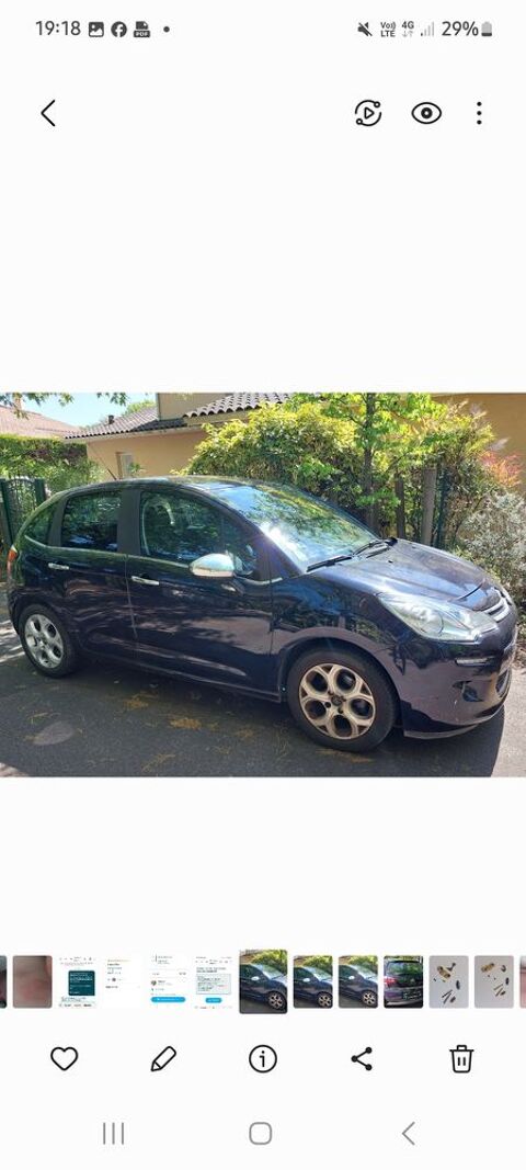 Citro&euml;n C3 BlueHDi 100 79g Business 2015 occasion Toulouse 31100