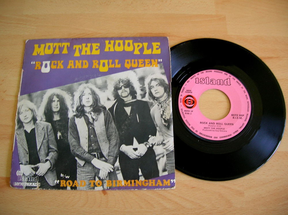 45 Tours MOTT THE HOOPLE Rock'n'roll queen CD et vinyles