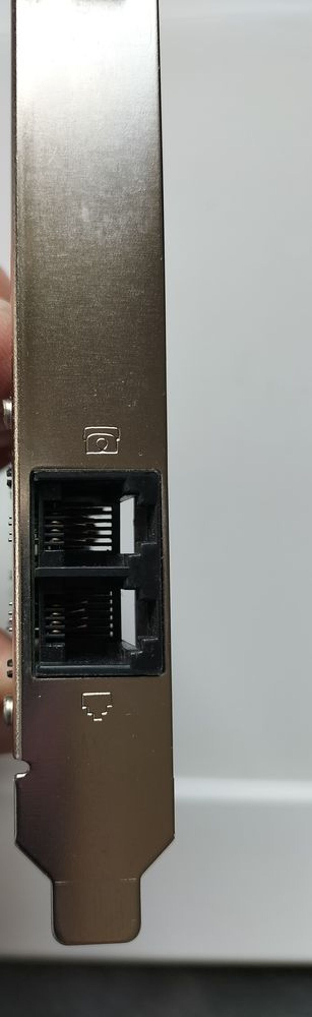 Carte Modem/Fax "&nbsp;Vintage&nbsp;" Olitec V92 Ready en slot PCI Matériel informatique