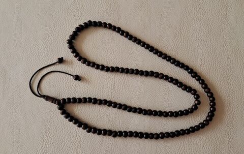 collier de perles en bois diamètre 5 mm longueur 42 cm 6 Mauguio-Carnon-Plage (34)