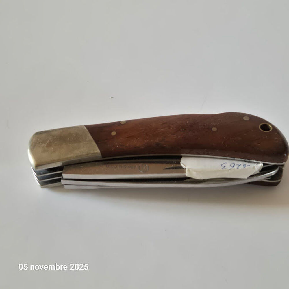 Couteau Maserin pliant &agrave; 3 lames, lame, scie avec tournevis Sports