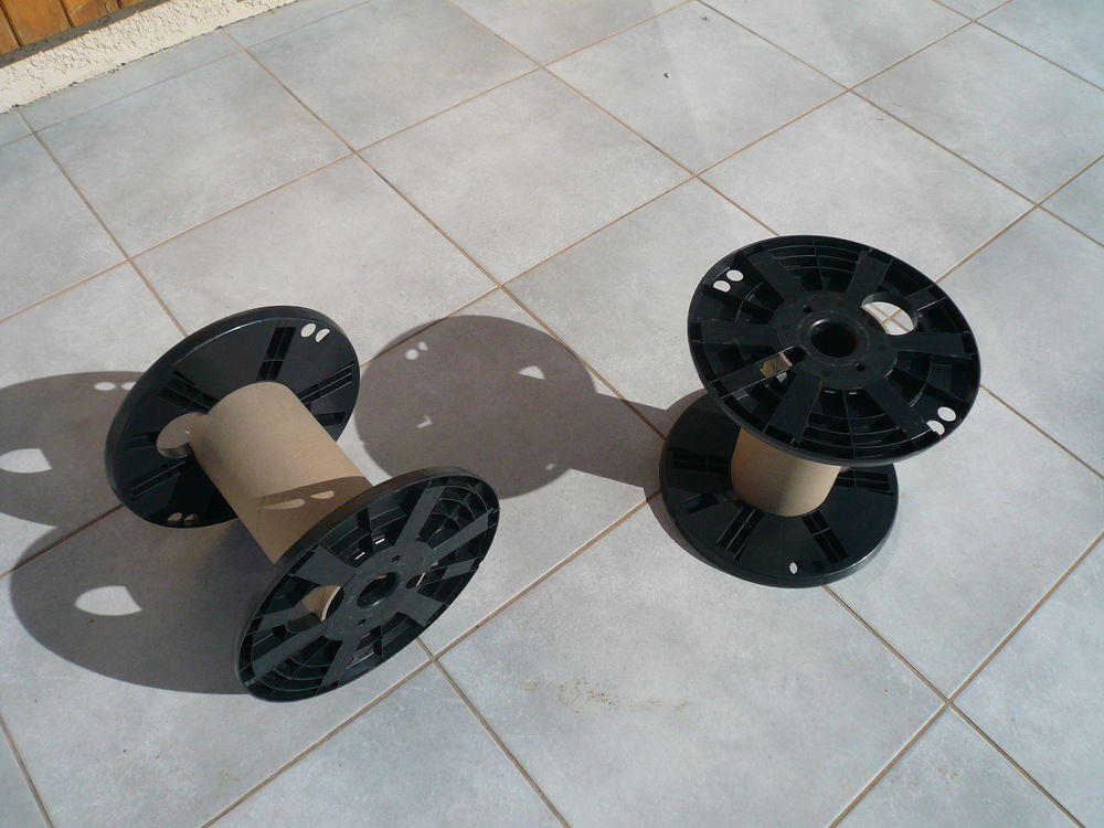 2 Touret en PVC 30cm Bricolage