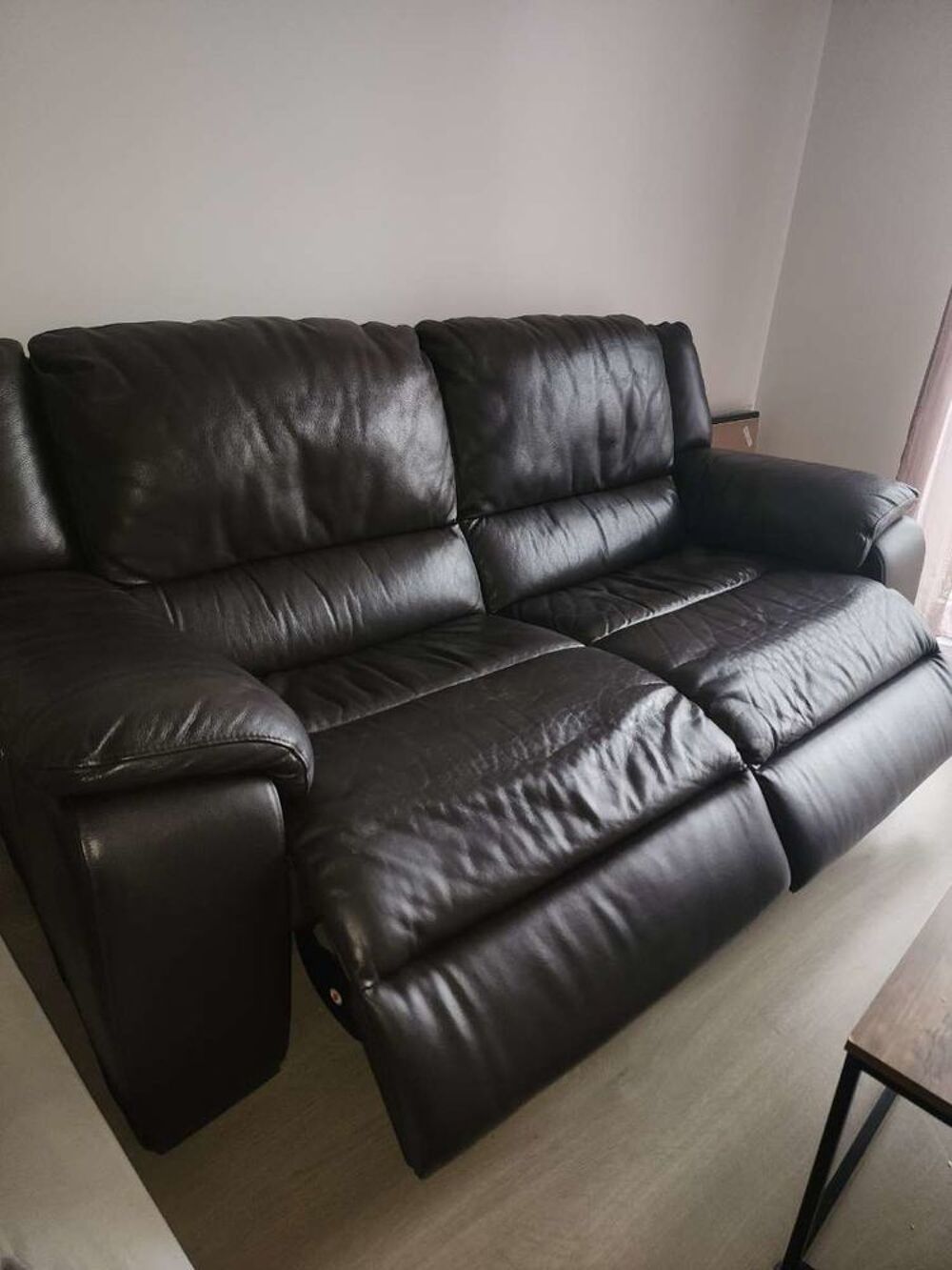 CANAPE CUIR ELECTRIQUE RELAX 3 PLACES Meubles