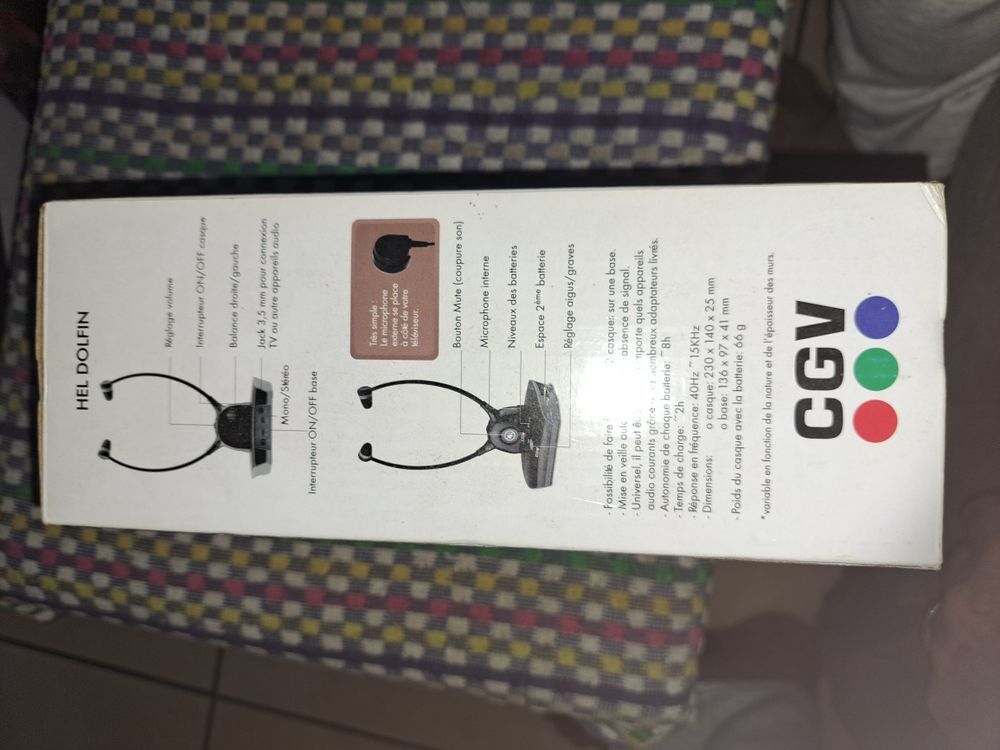 casque TV sans fil sp&eacute;cial senior Audio et hifi