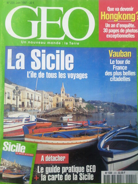 GEO N�220 Juin 97 La Sicile 0 Arros-de-Nay (64)