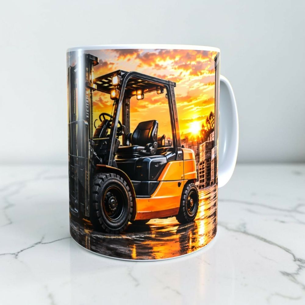 Mug m&eacute;tier, cariste, j'aime mon Job!
Décoration