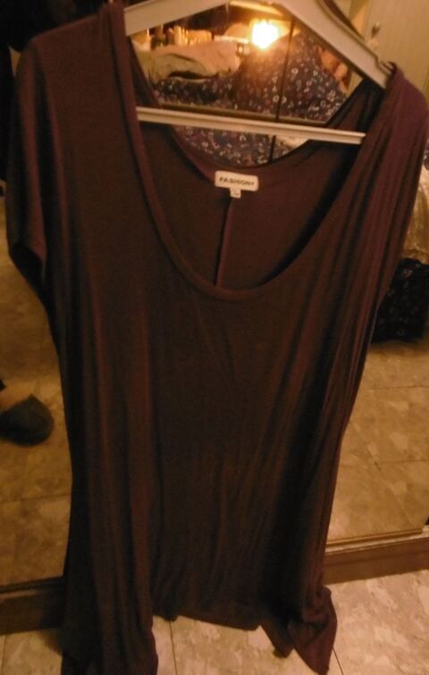 Robe courte mauve coton Taille 46/48 10 Villars-les-Dombes (01)