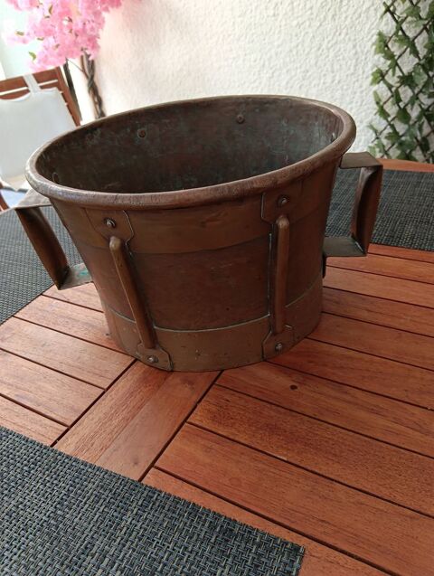 Cache pot en cuivre massif 0 Choisy-au-Bac (60)