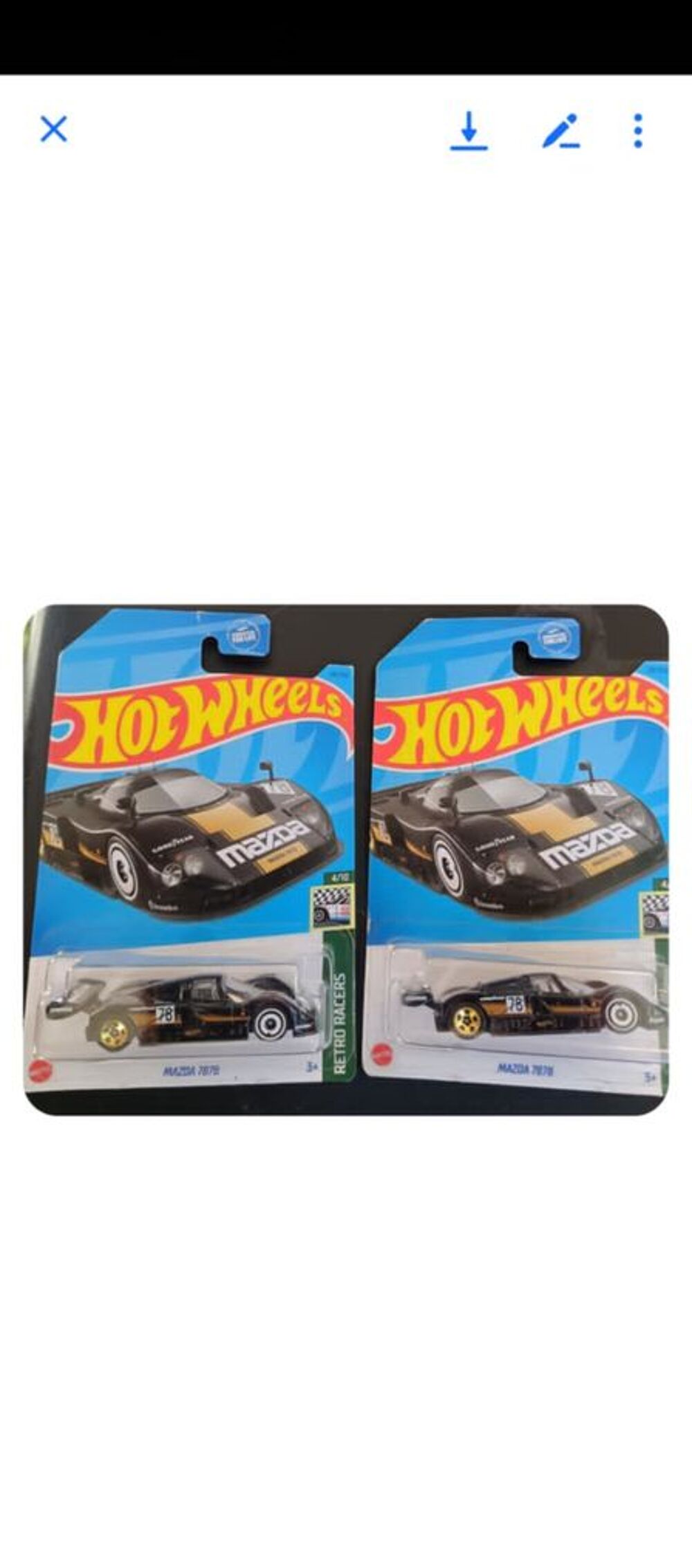 Hot wheels MAZDA 787B Jeux / jouets