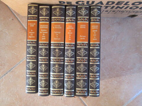 Lot de 6 beaux livres relis ditions Famot 15 Herblay (95)