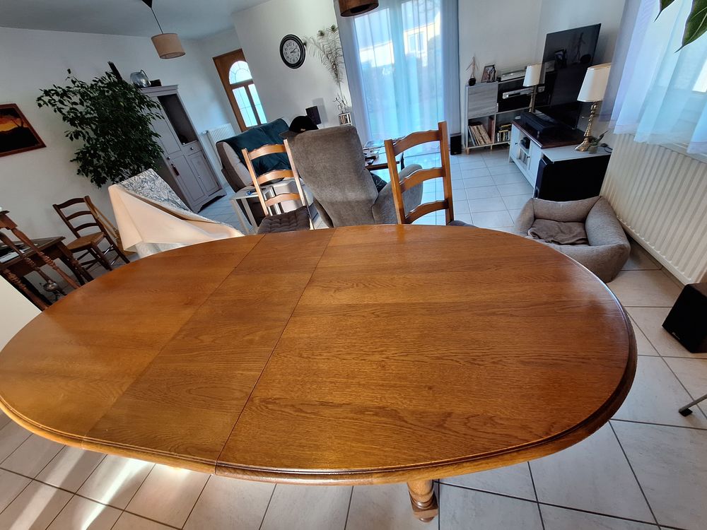 table ovale avec rallonge Meubles