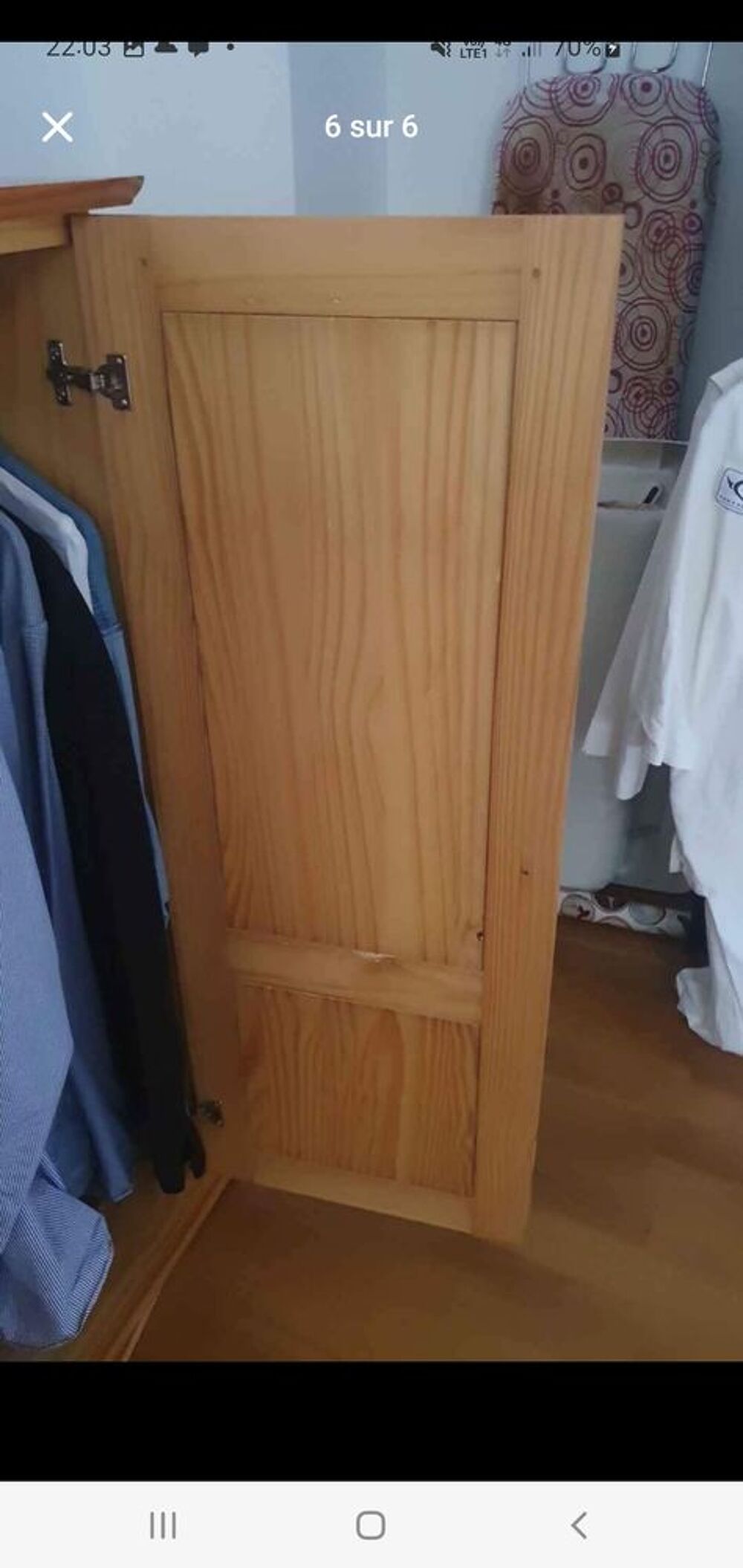 Armoire basse en pin Meubles