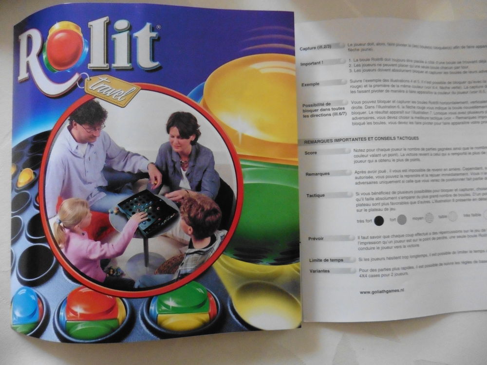 Jeu Rolit Travel Marque Gollath neuf 2-4 joueurs Jeux / jouets