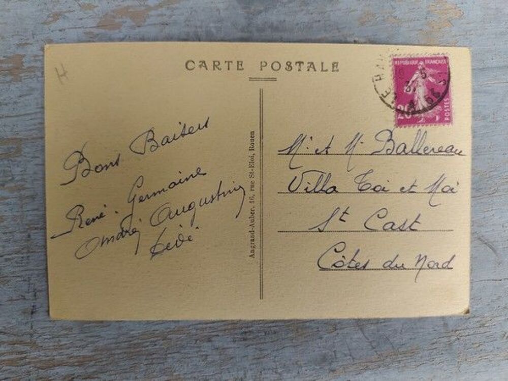 76. CPA YVETOT. Vue G&eacute;n&eacute;rale / Normandie 
