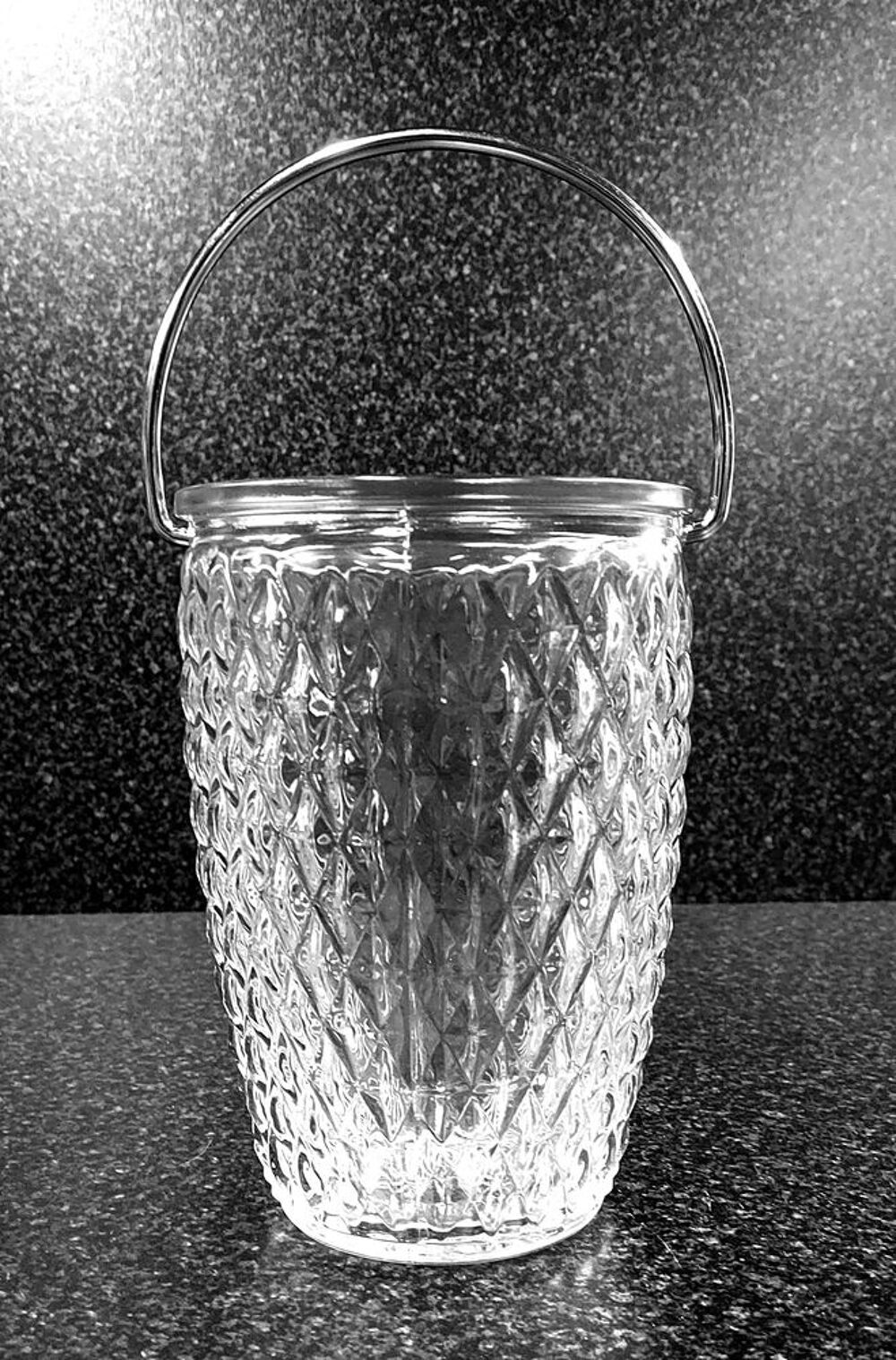 Seau &agrave; glace 1/2L verre cisel&eacute; Cuisine