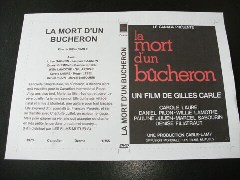 Film :   La mort d'un bûcheron   35 Saint-Médard-en-Jalles (33)
