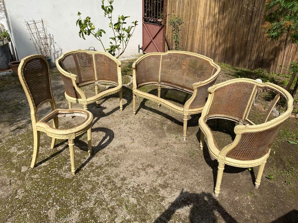 Salon fin 19 e style Louis XVI Meubles