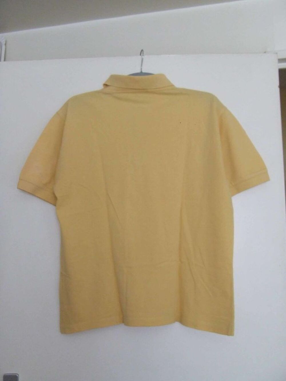 Polo manches courtes, RODIER, Jaune, Taille M, TBE Vtements