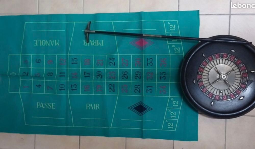 Ancienne roulette de casino 