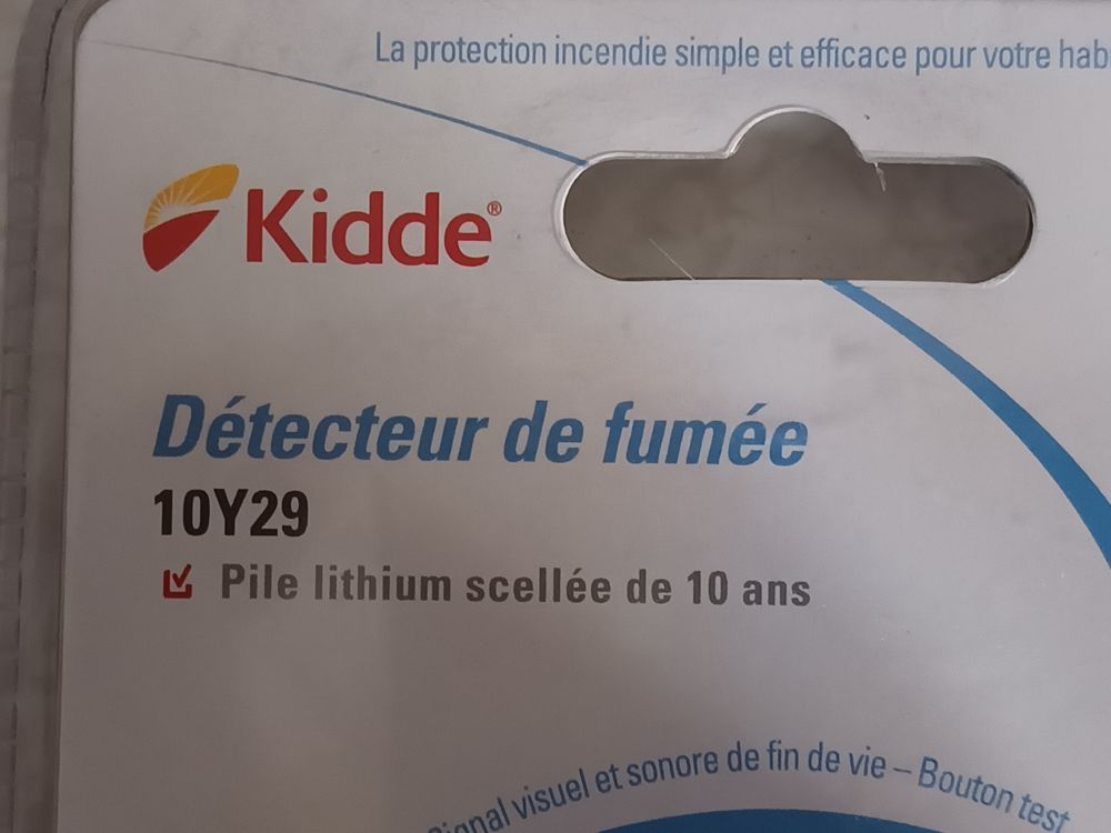 Kidde 10y29 D&eacute;tecteur Fum&eacute;e Compact avec Alerte Silencieuse Bricolage