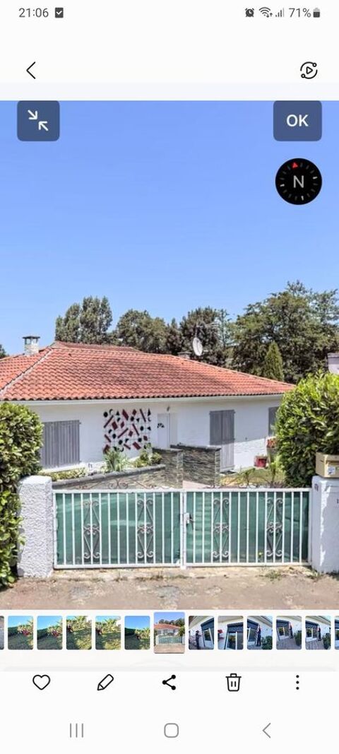 Portail fer forg 260 Castres (81)