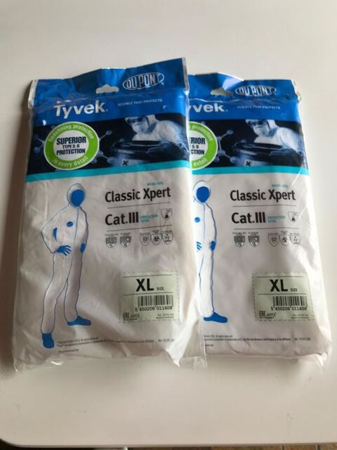 combinaison jetable tyvek Dupont 12 Trélissac (24)