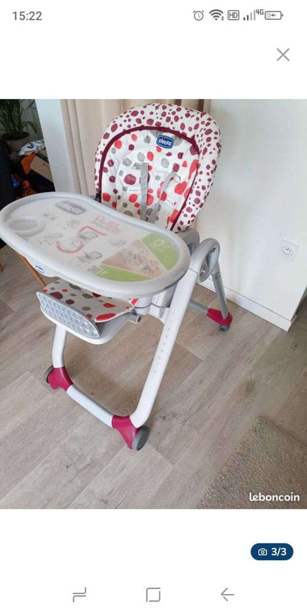 Chaise haute Mobilier enfants
