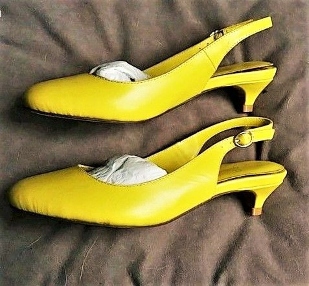 Escarpins Shoes of prey jaune neuves pointure 35 Chaussures
