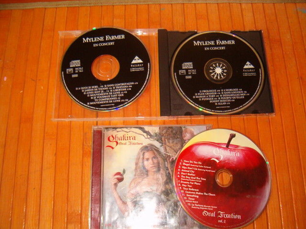 MYLENE FARMER - SHAKIRA - ALBUM CD et vinyles