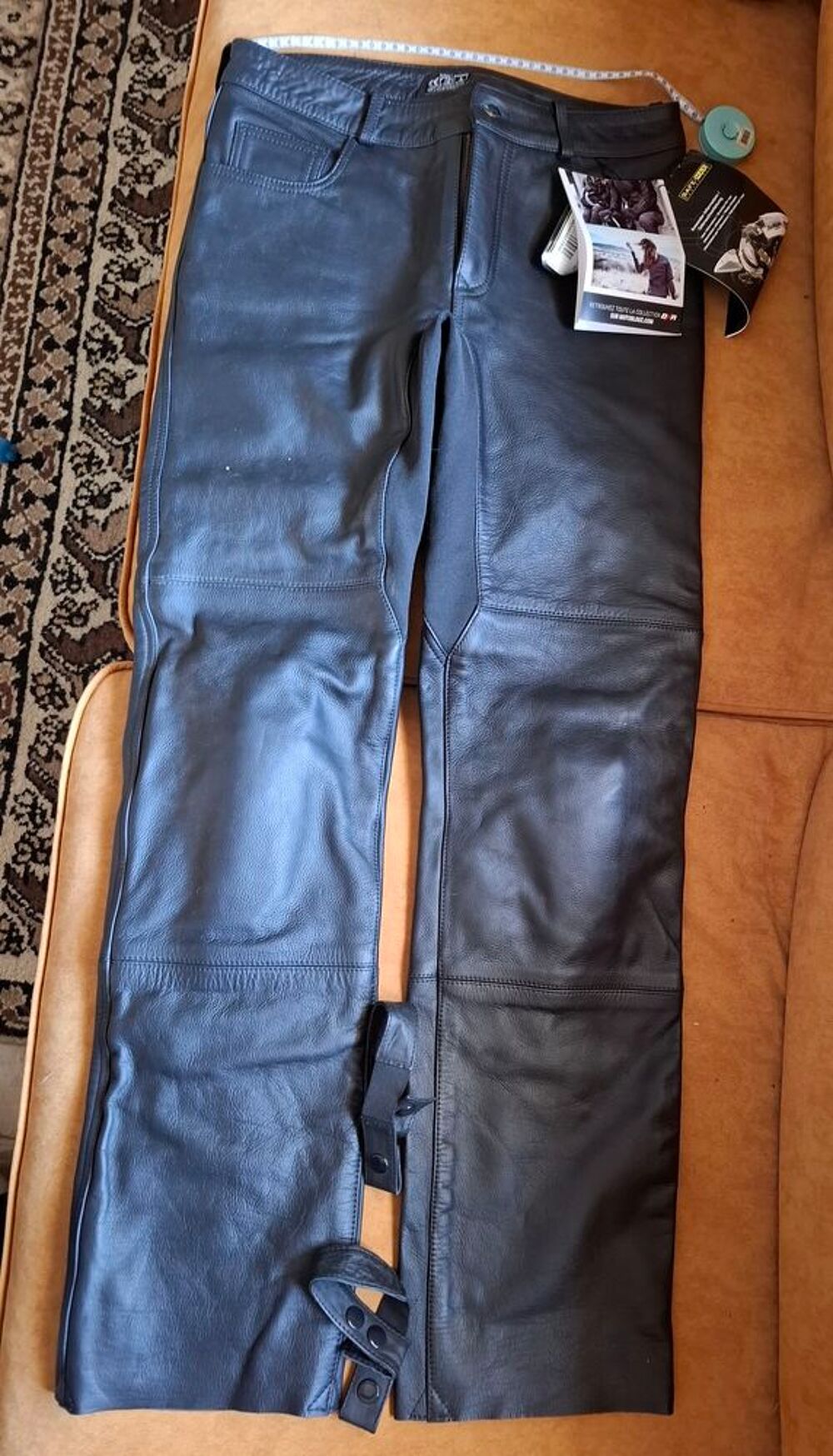40 pantalon cuir moto DXR lady Buschneel &eacute;tiquet&eacute; neuf Sports