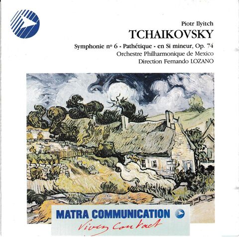 CD Tchaikovsky Symphonie N 6  Pathtique  Op.74 10 Antony (92)