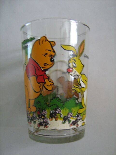 VERRE A MOUTARDE PUBLICITAIRE DECORE BD TV WINNIE L'OURSON 3 Brest (29)