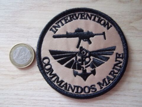 intervention commando marine �cusson militaire insigne tissu 8 Valognes (50)