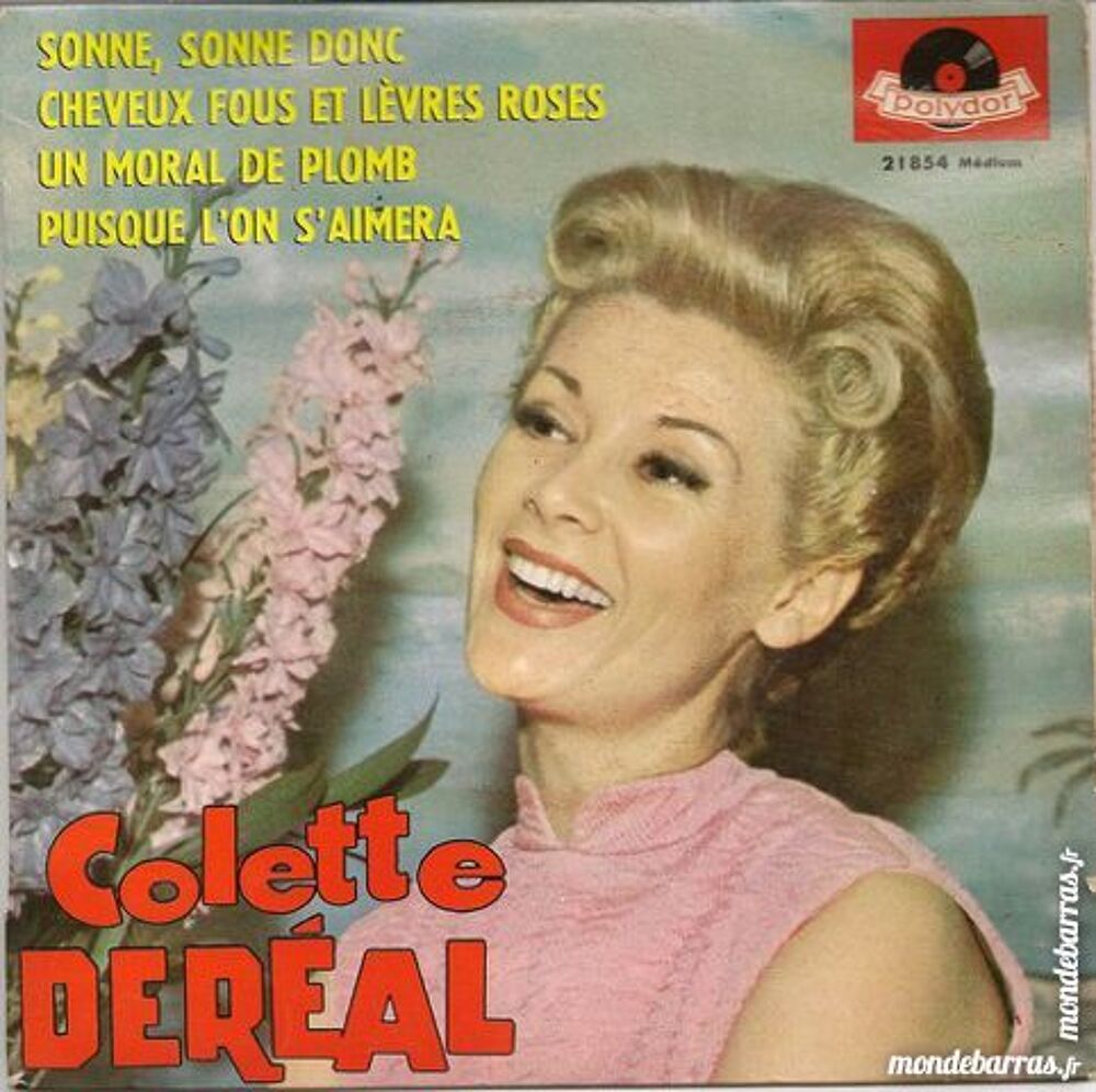 Colette Der&eacute;al Cheveux fous et l&egrave;vres roses CD et vinyles