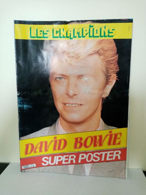 Les Champions : David Bowie - Super Poster (Poster-bag 1983) 20 Angers (49)