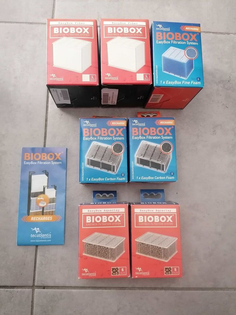 lot filtres Biobox pour aquarium Jardin
