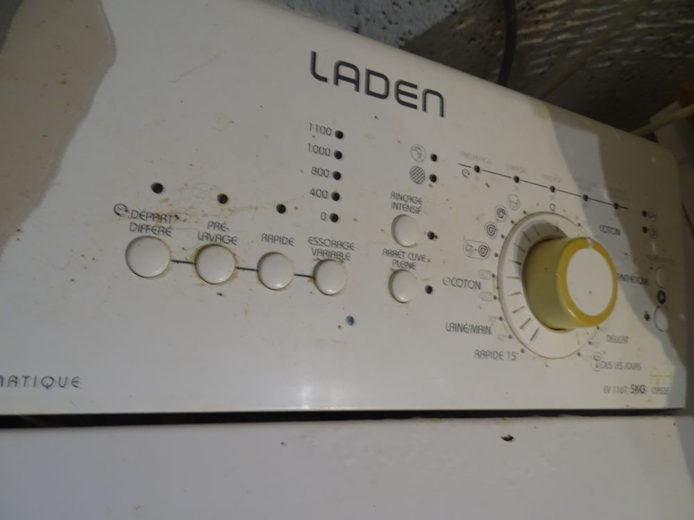 Machine &agrave; laver Linge Electroménager