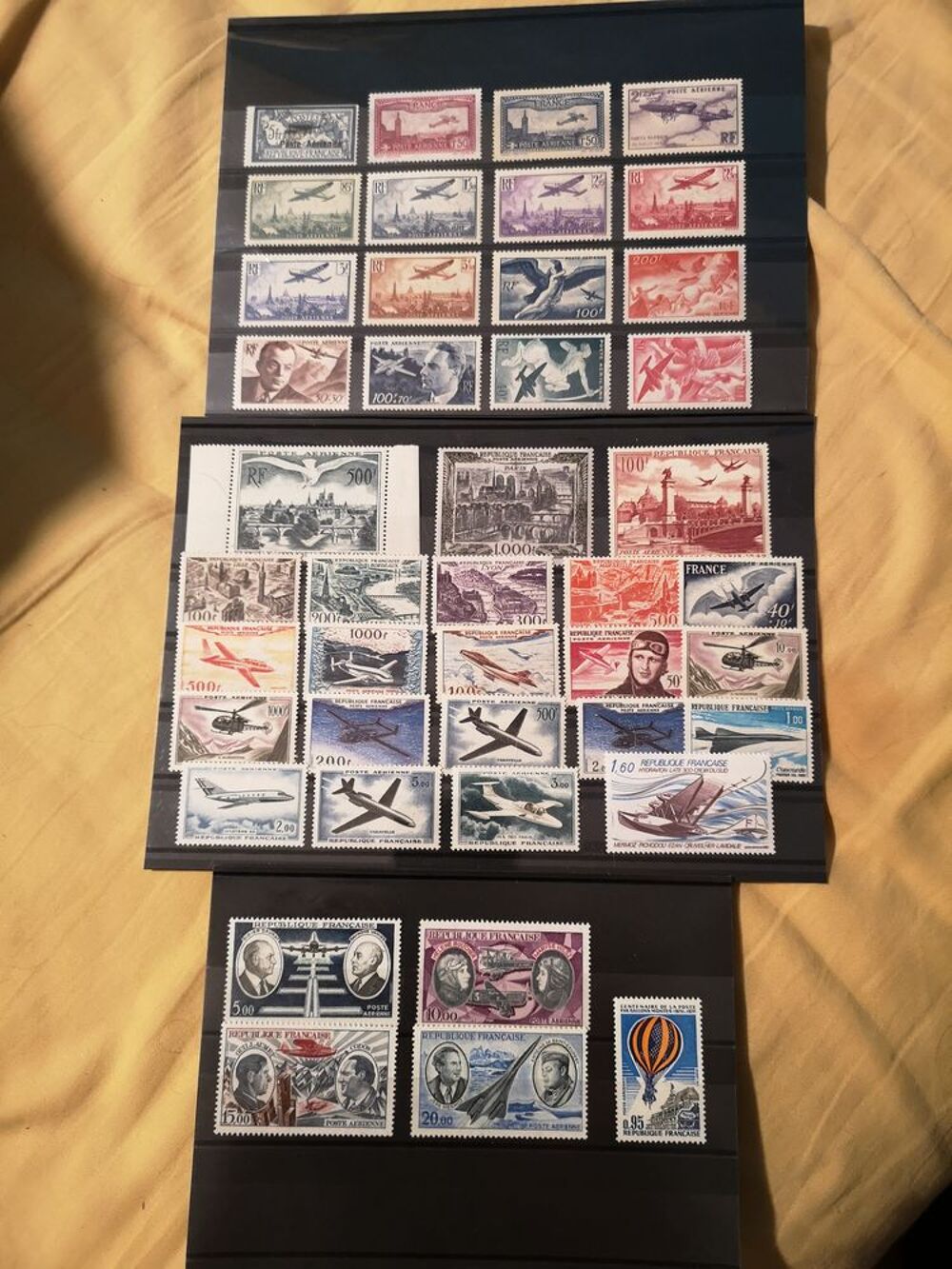 Timbres poste a&eacute;rienne du 5 au 48 neufs 