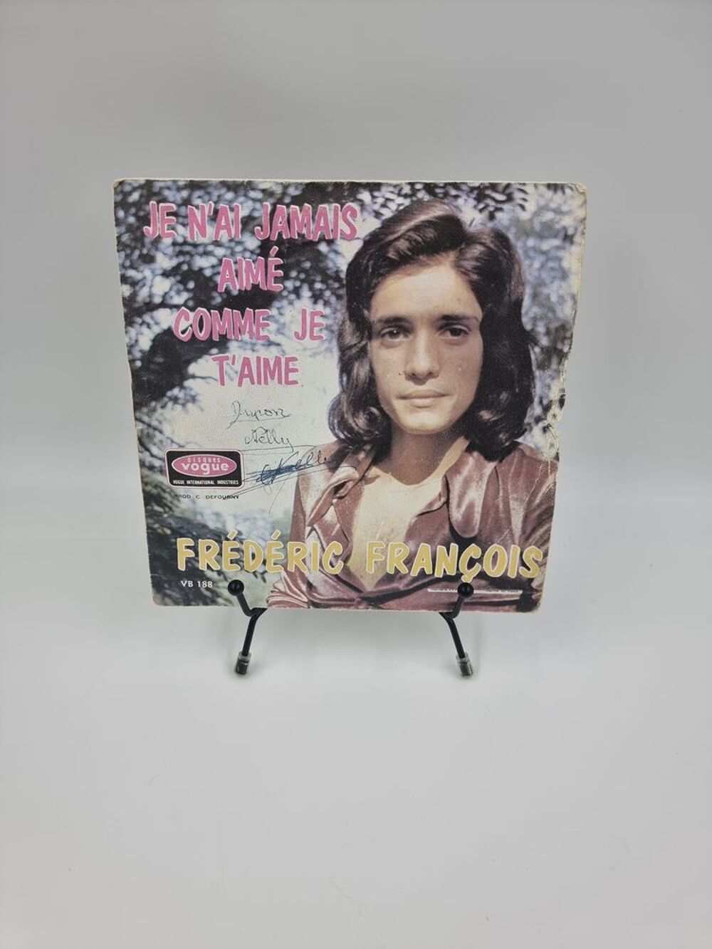 Vinyle 45 tours Fr&eacute;d&eacute;ric Fran&ccedil;ois : Ma Chance c'est de... CD et vinyles