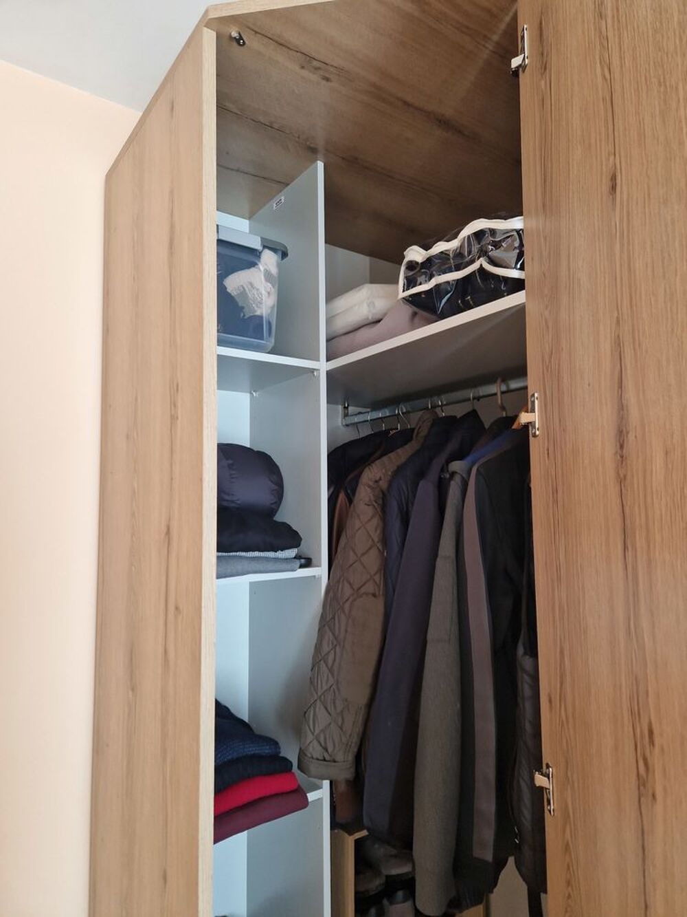 armoire d angle en.bois Meubles