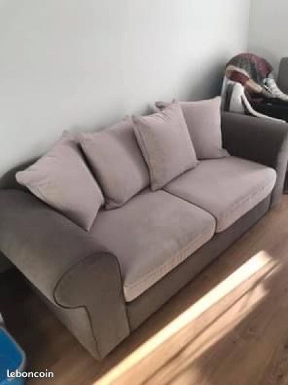 CANAPE 3 PLACES GRIS Meubles