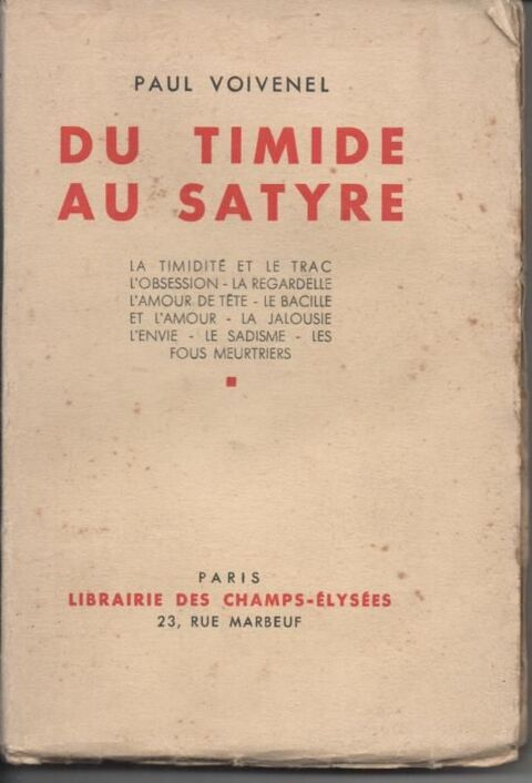 Paul VOIVENEL DU timide au satyre 8 Montauban (82)